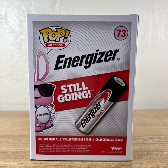 Energizer Bunny Diamond Funko Pop #73 Target Exclusive Vaulted NEAR MINT - Picture 4 of 10